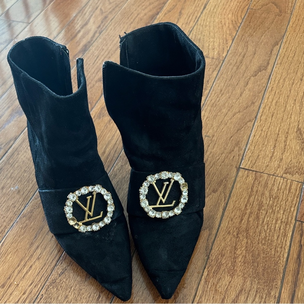 Black Designer Women's Ankle Boots